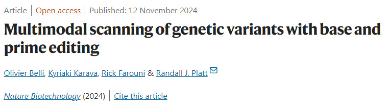 利用堿基和素?cái)?shù)編輯對(duì)遺傳變異進(jìn)行多模態(tài)掃描